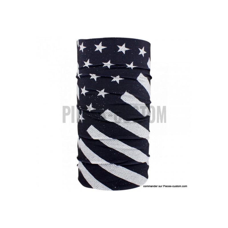 Foulard-tube-Drapeau-Noir-et-blanc-ref-25020121