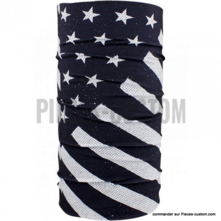 Foulard-tube-Drapeau-Noir-et-blanc-ref-25020121