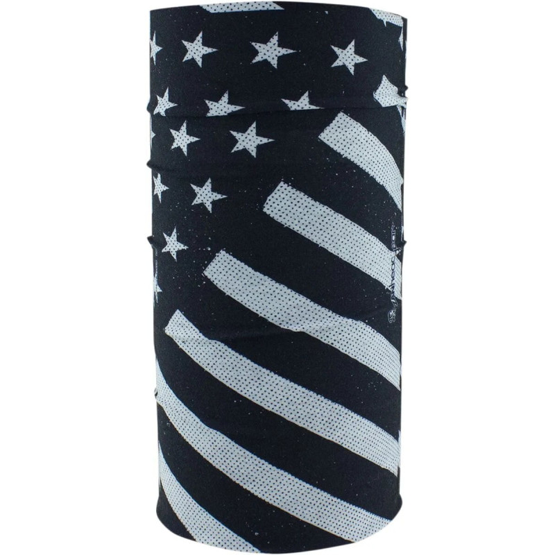 Tour-de-cou-Noir-et-blanc-Drapeau-Motley-Tube-doublé-polaire-ref-25020124