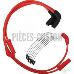 Câbles-de-bougie-Accel-8-mm-rouge-Touring-de-2017-à-2018-Softail-de-2019-ref-912638