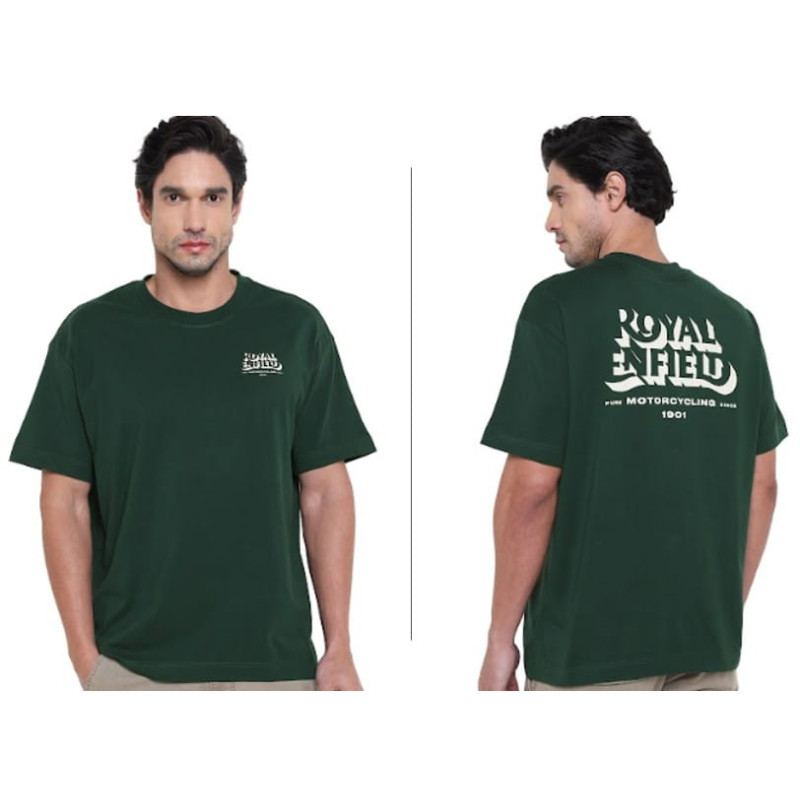 T-Shirt-KNOCKOUT-vert-foncé-Royal-Enfield-ref-RLATSO251426