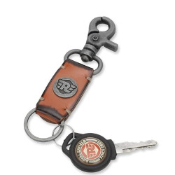 Porte-clés-en-cuir-marron-Royal-Enfield-ref-RLCKCH000007