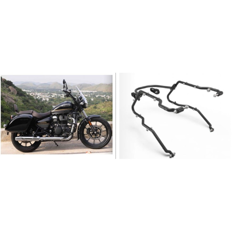 Support-de-valises-Touring-Royal-Enfield-pour-Météor-350-ref-KXA00046