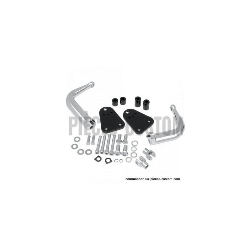 Barre-de-repose-pied-d-autoroute-chromé-Sportster-2004-à-2020-ref-16240124
