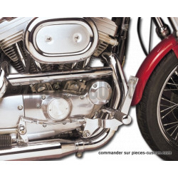 Commandes avancées Chromées pour Sportster de 1986 à 1990