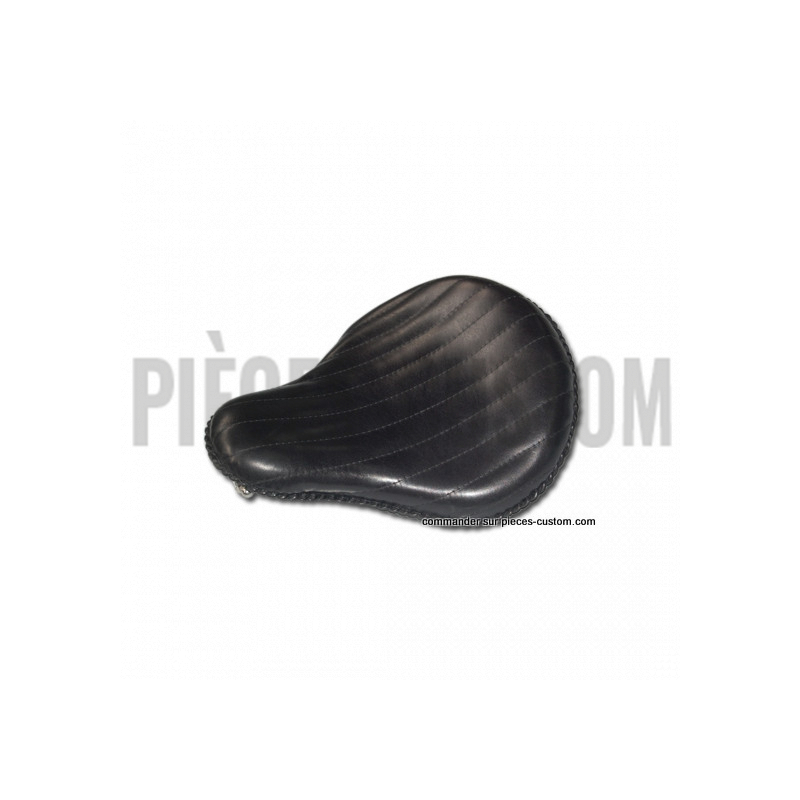 Selle-solo-cuir-noir-Large- par-Don-La-Rosa