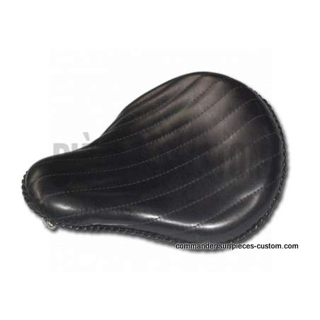 Selle-solo-cuir-noir-Large- par-Don-La-Rosa