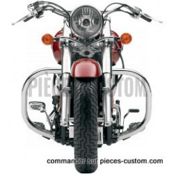 Pare Cylindre Cobra Fatty chromé pour Yamaha XVS1300A de 2007 à 2014
