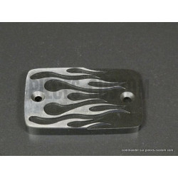 Couvercle maître cylindre flammée pour modèles Kawasaki VN900, VN1500, VN1600