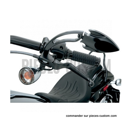 Kit-de-leviers-noir-mat-pour-Big-twin-de-1996-à-2017-et-Sportster-de-1996-à-2003