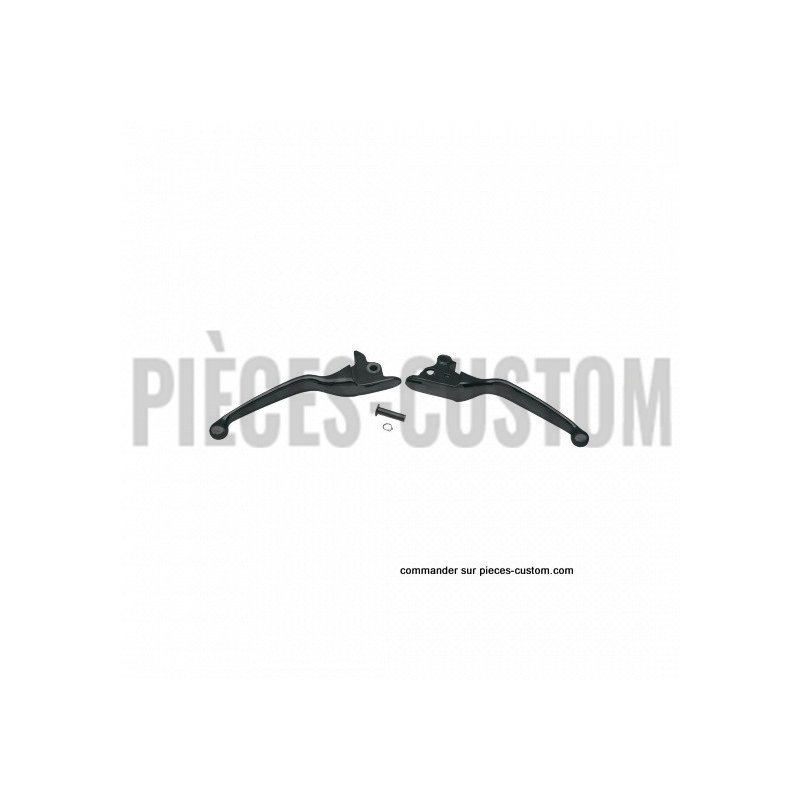 Kit-de-leviers-Larges-noir-mat-pour-Touring-de-2008-à-2016-embrayage-câble