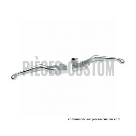 Kit-de-leviers-fendus-chromés-pour-Sportster-de-2004-à-2013