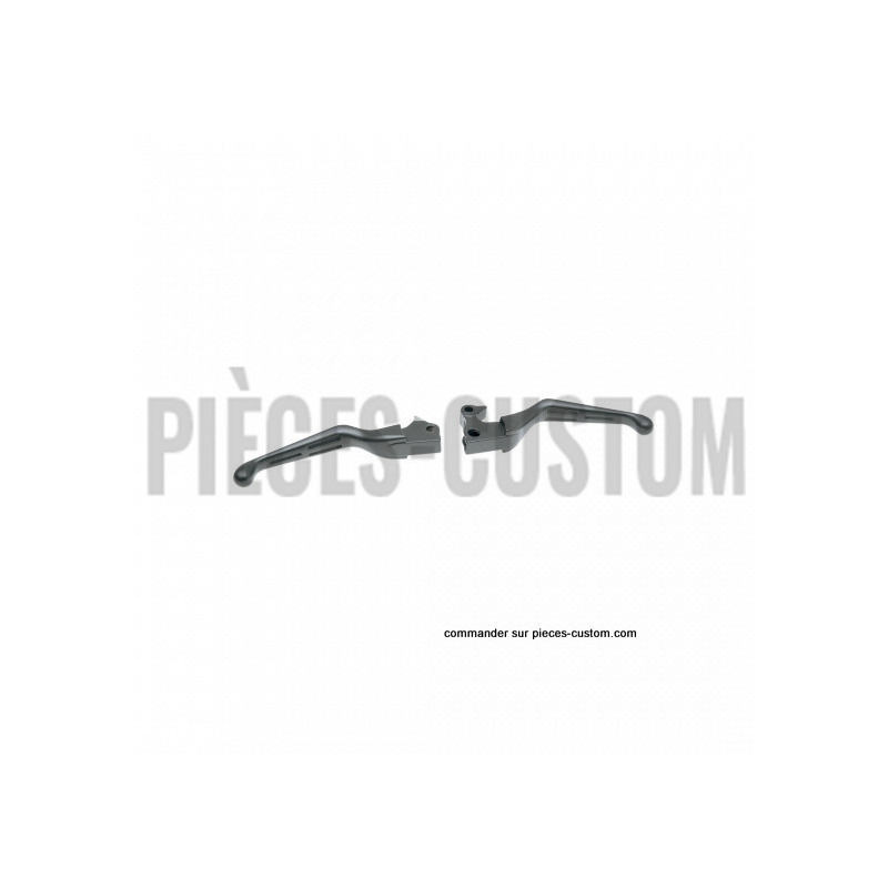 Kit-de-leviers-fendus-noir-mat-pour-Sportster-de-2004-à-2013