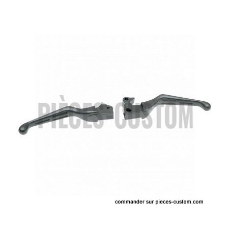 Kit-de-leviers-fendus-noir-mat-pour-Sportster-de-2004-à-2013