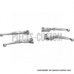Kit-de-leviers-Fendus-chromés-de-Drag-Spécialties