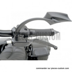 Kit-de-leviers-fendus-noir-pour-Touring-de-2008-à-2016-embrayage-à-câble