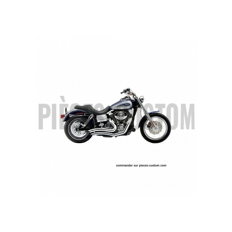 Échappement-Cobra-Short-Swept-chromé-pour-Dyna-de-2012-à-2017