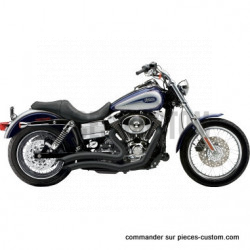Échappement-Cobra-Short-Swept-noir-pour-Dyna-de-2012-à-2017