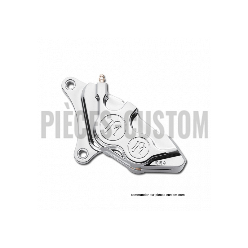 Étrier-de-frein-droit-PM-4-pistons-Chromé