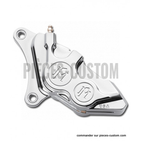 Étrier-de-frein-droit-PM-4-pistons-Chromé