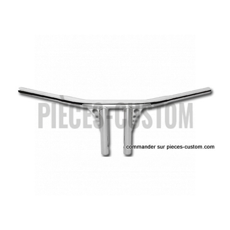 Guidon-1-1/4"-T-Bar-Santee-Hauteur-8"-Chromé