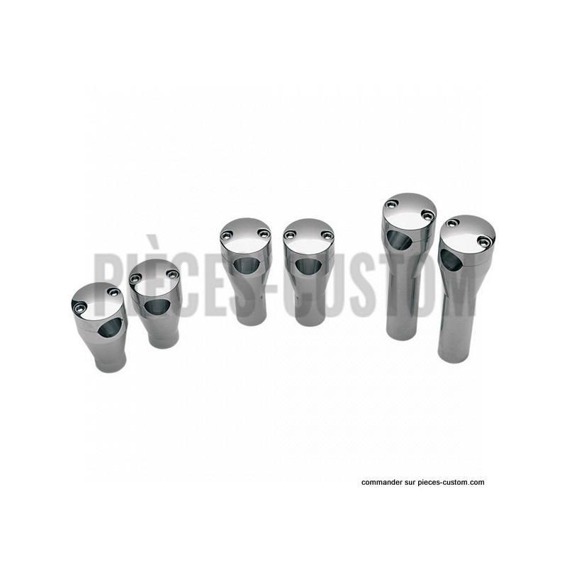 Paire-de-riser-chromé-de-76-mm-de-haut
