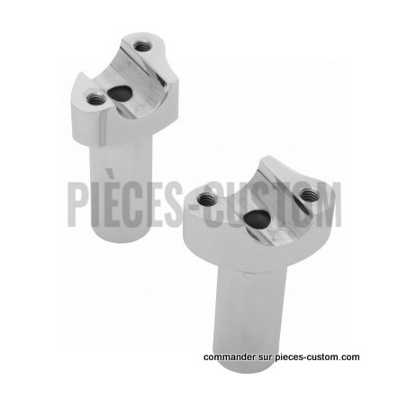 Riser-droit-chromé-de-9-cm-de-haut