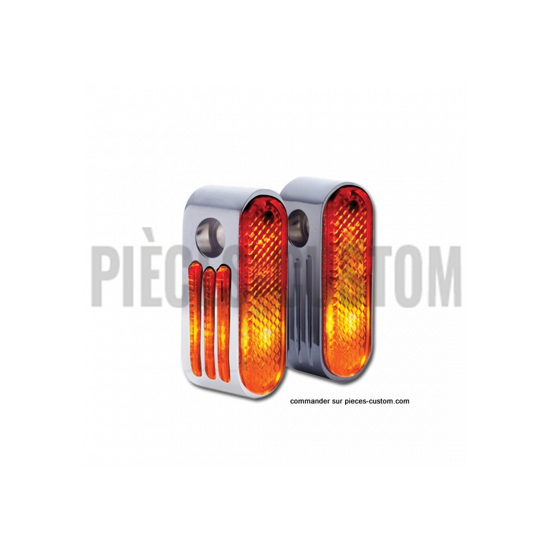 Clignotants-Doss-chromé-cabochon-orange