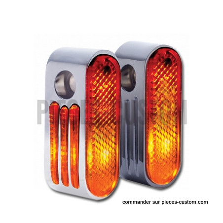 Clignotants-Doss-chromé-cabochon-orange