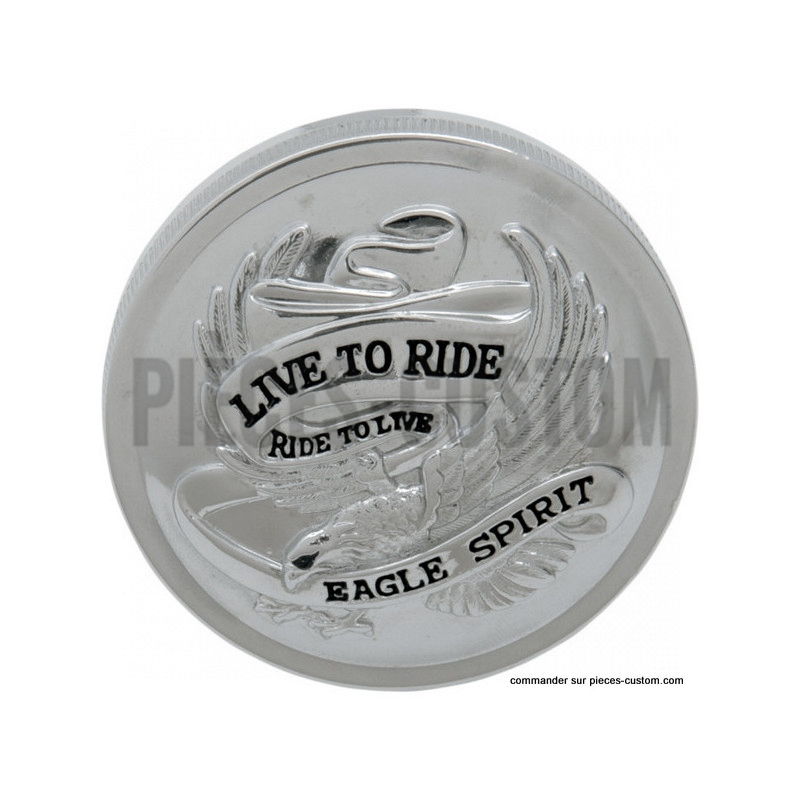 Bouchon-Live-to-Ride-chromé-non-ventilé