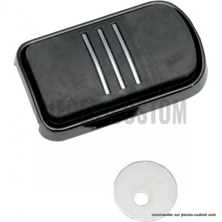 Cache-pédale-de-frein-noir-pour-Touring-Softail-et-FLD-de-1999-à-2021