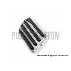 Cache-pédale-de-frein-chrome-pour-Softail-et-Dyna