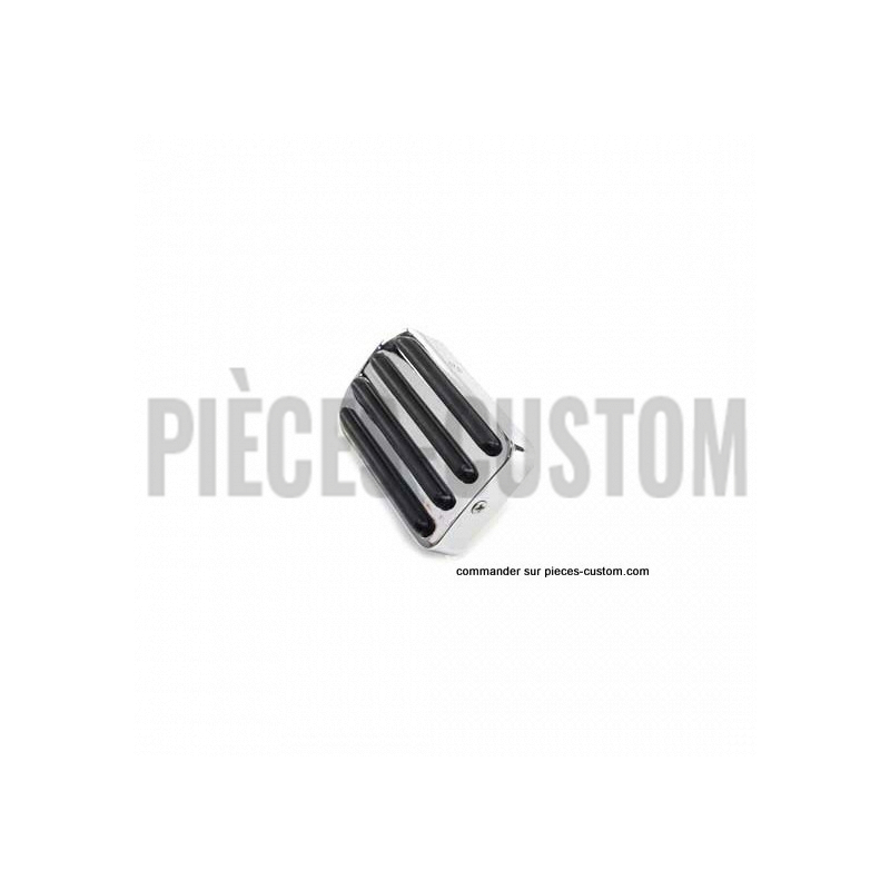 Cache-pédale-de-frein-chrome-pour-Softail-et-Dyna
