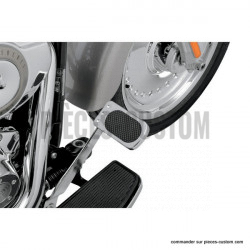 Cache-pédale-de-frein-chrome-pour-FLT-Softail-de-1984-à-2021