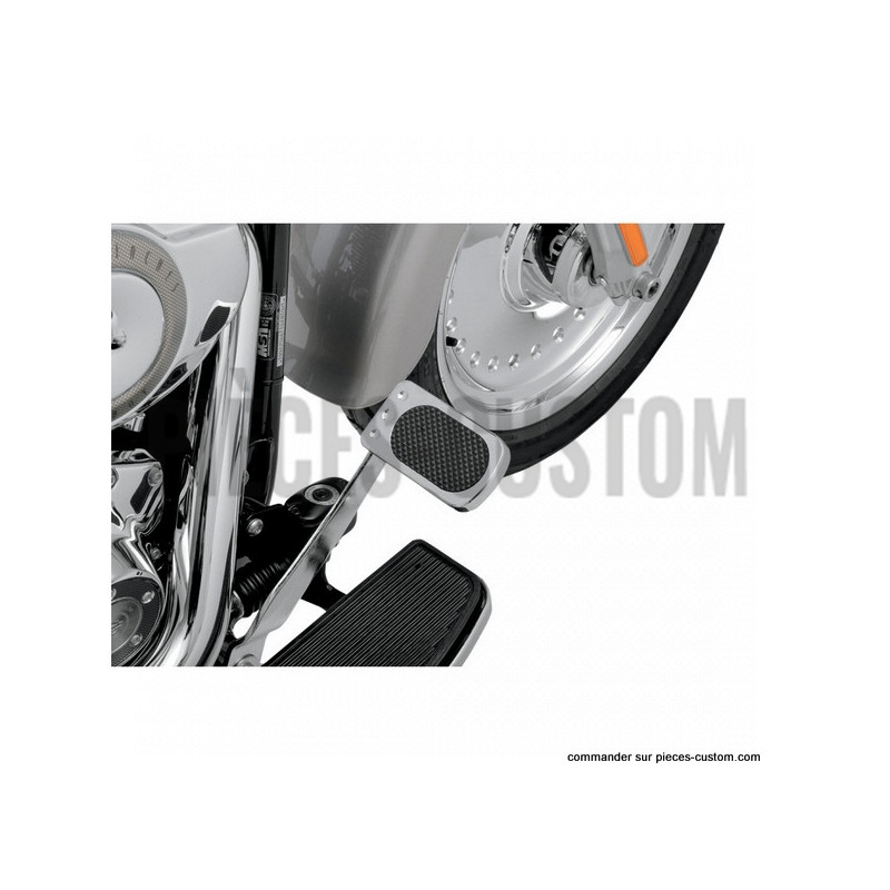 Cache-pédale-de-frein-chrome-pour-FLT-Softail-de-1984-à-2021