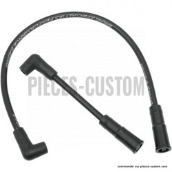 Cables de bougie 8.8mm Noir Softail de 2000 à 2017