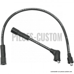 Cables de bougie 8.8mm Noir Sportster de 1986 à 2003