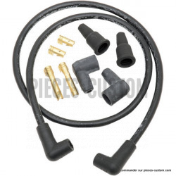 Cables de bougie 8.8mm Noir universel