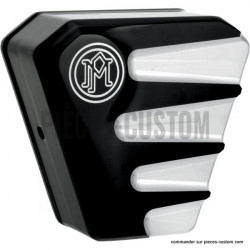 Cache klaxon PM Scallop Contrast Cust pour Big Twin et Sportster de 1999 à 2018