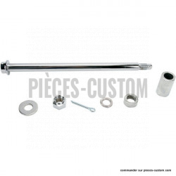 Kit axe de roue arrière chromé pour Softail de 2000 à 2007