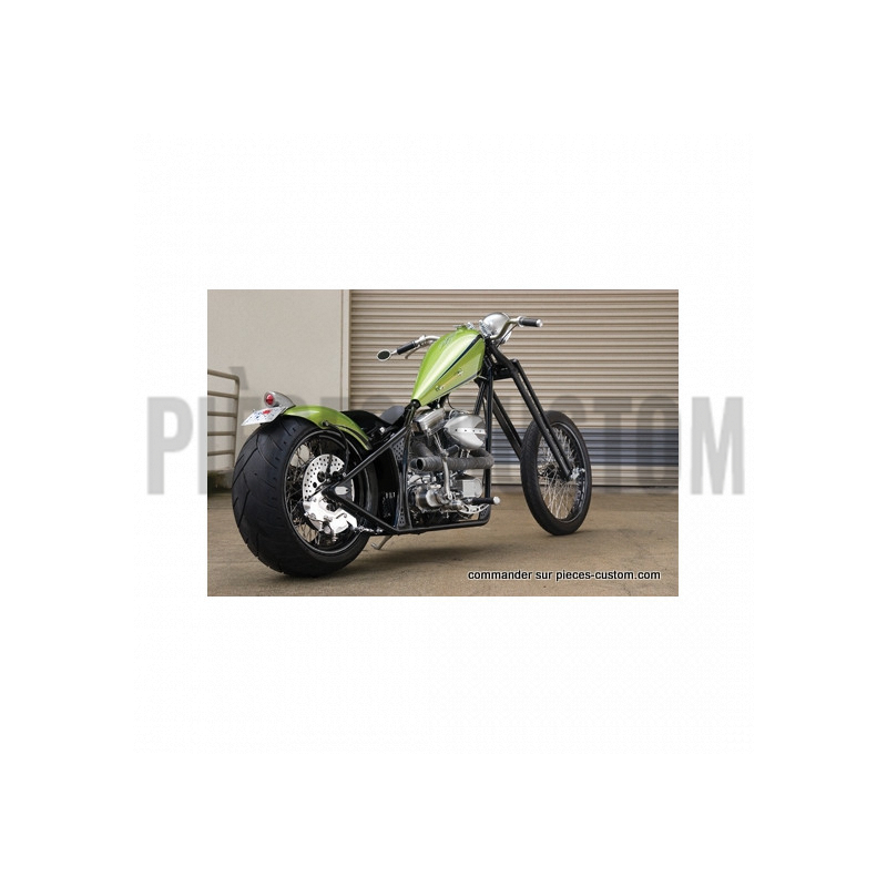 Fourche-Springer-Custom-Noire-et-chrome-longueur-moins-4"