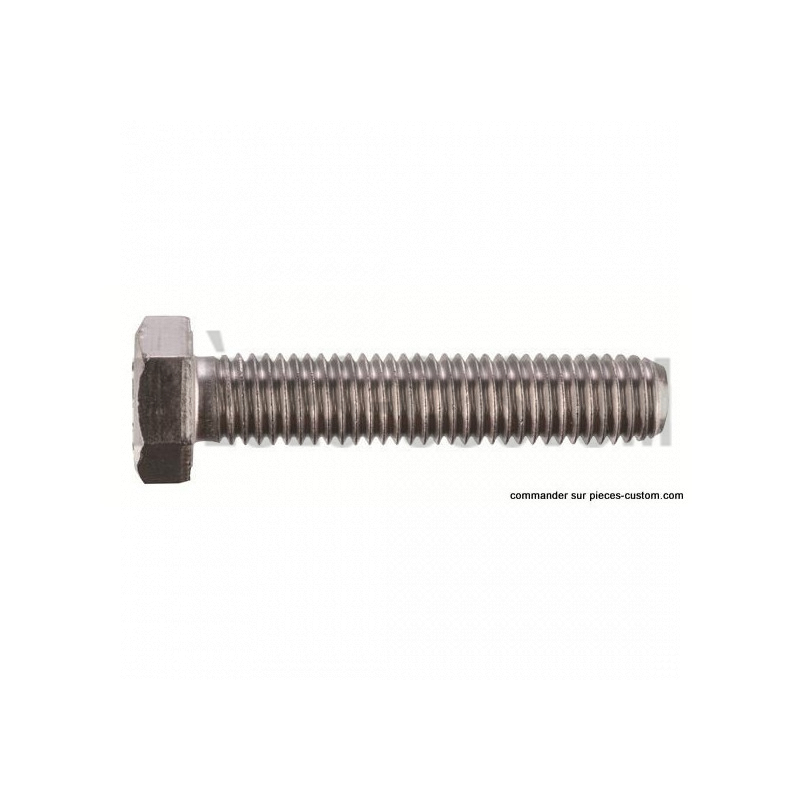 Vis-Tête-hexagonale-3/8-16-X-1"-chromé