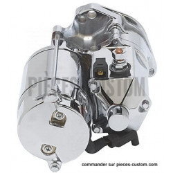 Démarreur 1.75kw chromé pour Big twin de 1990 à 2006