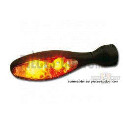Feu arrière avec Clignotant à Led noir Micro 1000 Kellermann