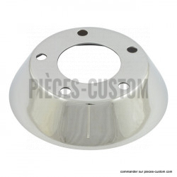 Cache moyeux avant chromé Fat Boy 90-99