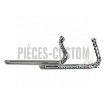 Drag-pipes-1"-3/4-Shovelhead-de-1966-à-1969