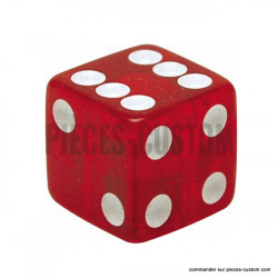 Bouchons de valve Trik Topz Dice rouge clair