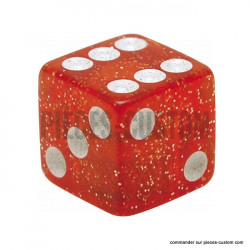 Bouchons de valve Trik Topz Dice rouge scintillant