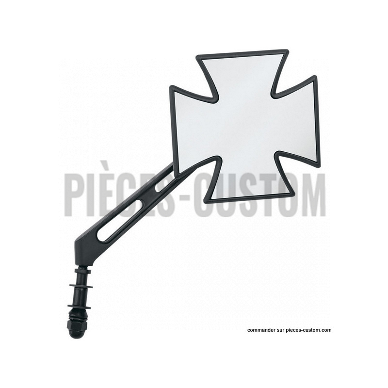 rétroviseurs-croix-de-malte-noir