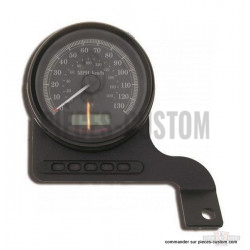 Support de compteur noir Sportster  1992 à 2013